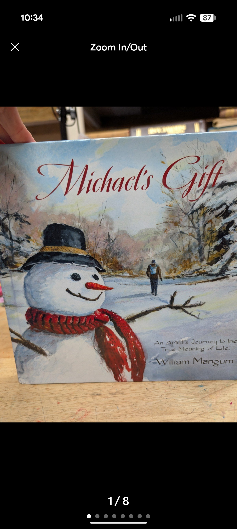 SIGNED Michael's gift by William Mangum 2013
