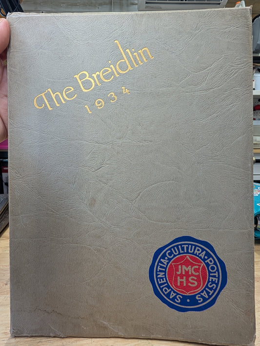 The Breidlin 1934 coughlin high School vintage yearbook Wilkes-Barre, PA