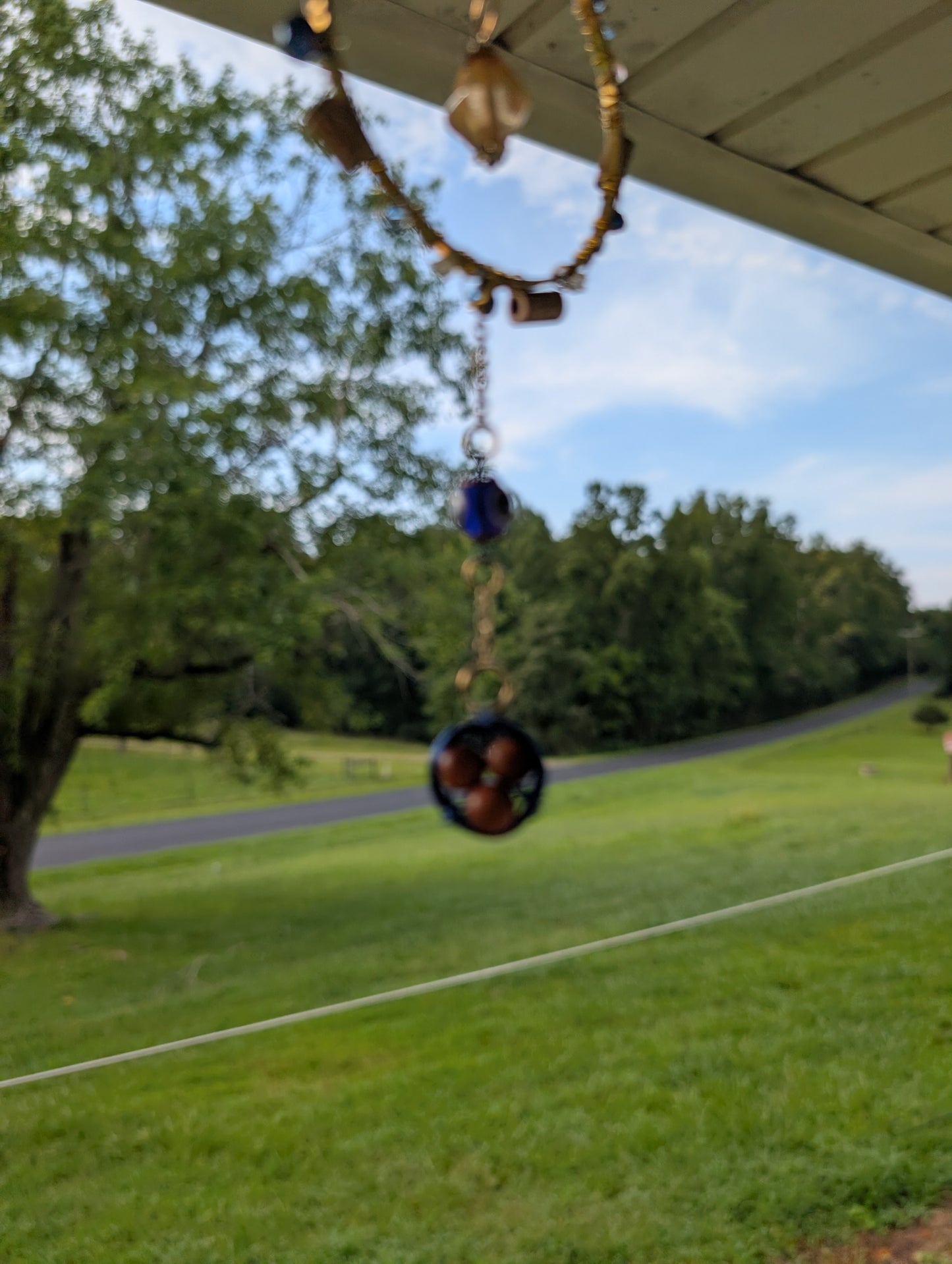 Blue & Brown Bangle Bracelet Suncatcher
