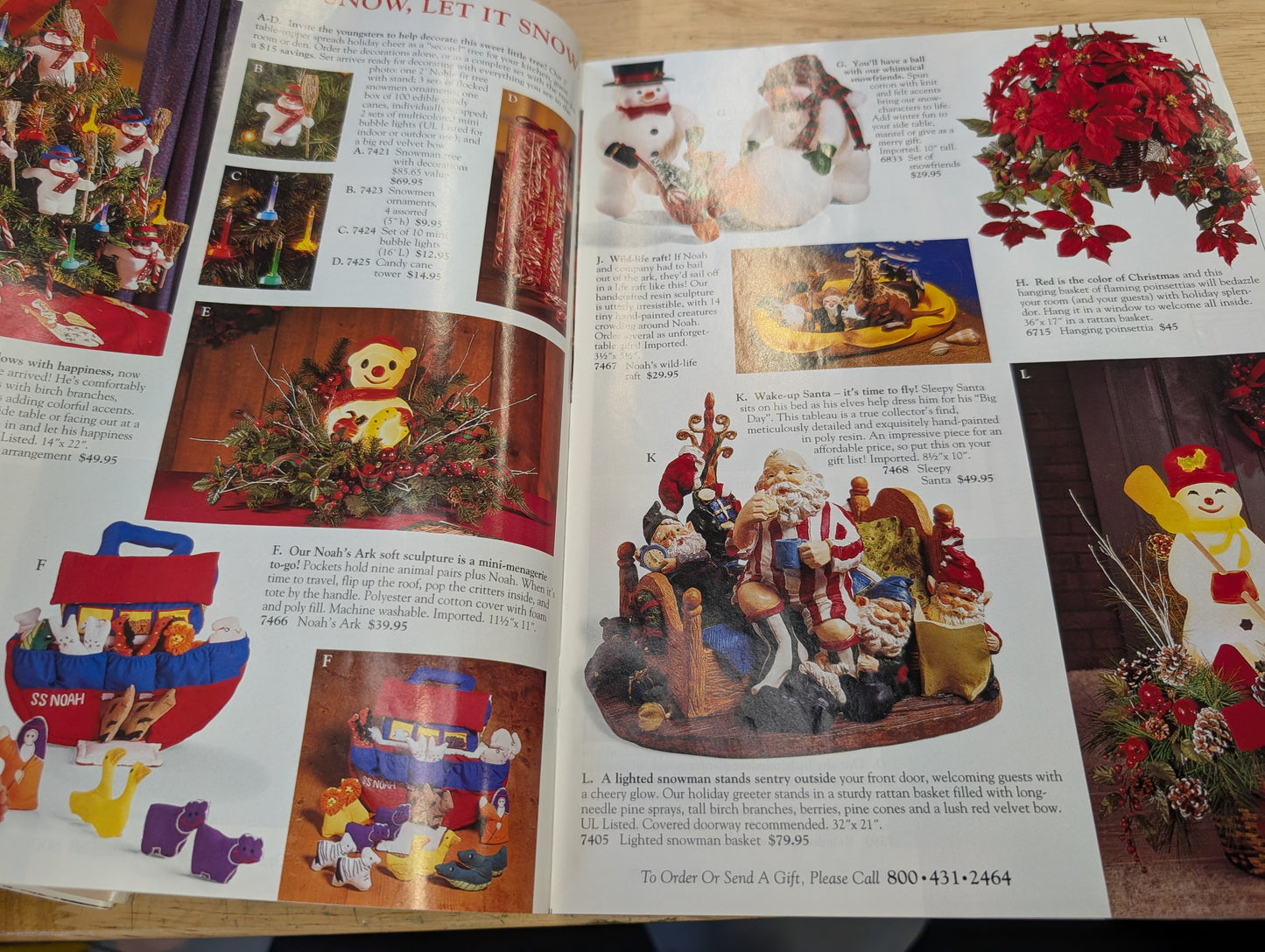 Two petals catalogs presented by Spiegel 1993-1994 special holiday editions