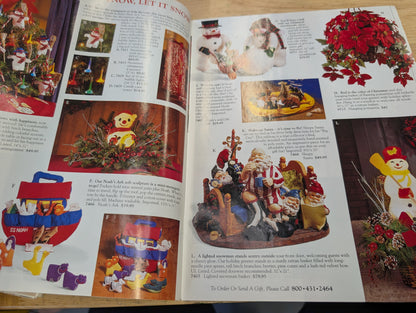 Two petals catalogs presented by Spiegel 1993-1994 special holiday editions