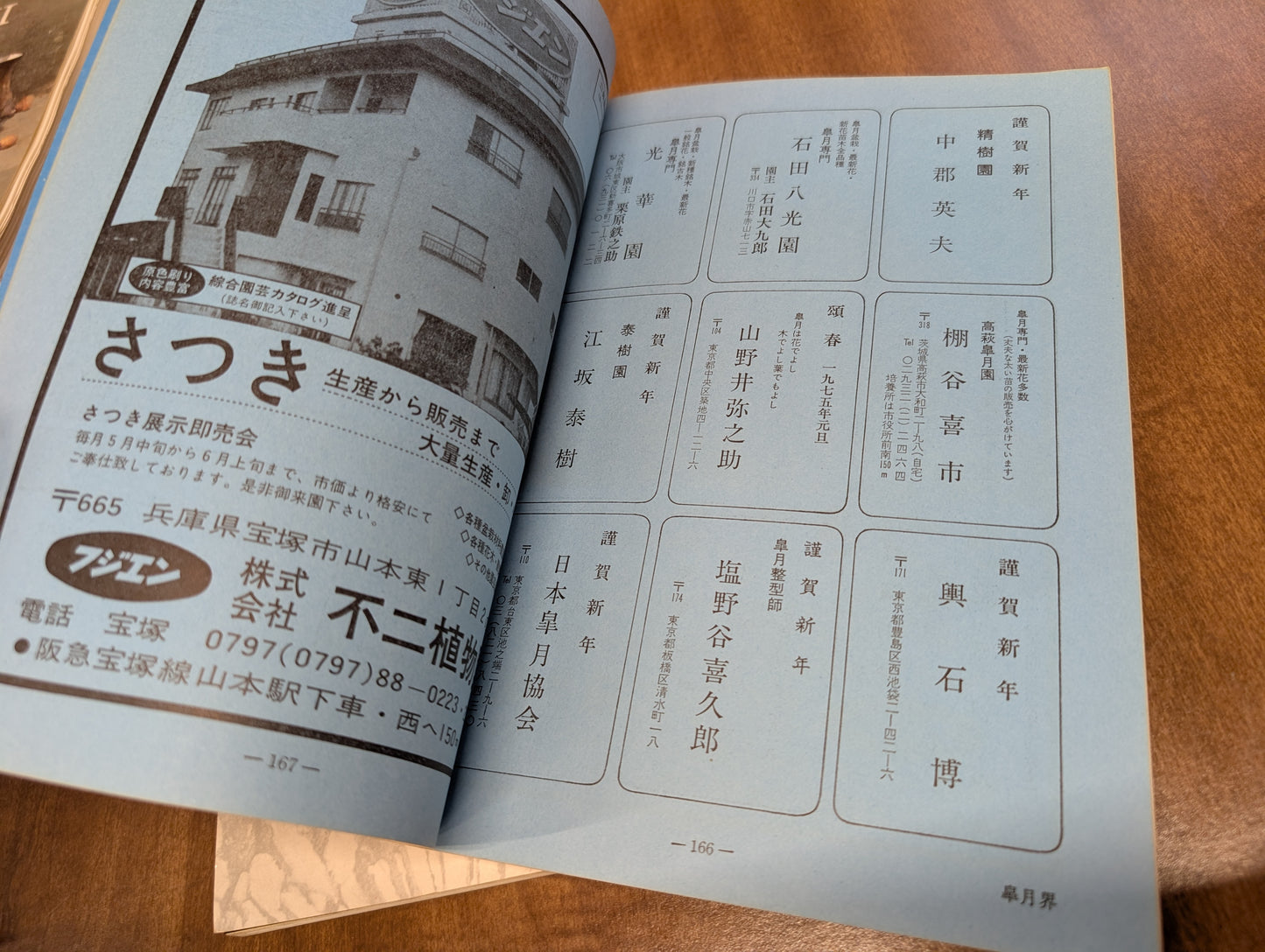 Vintage Japanese bonsai book and magazine 1964 1972, Tokyo Olympic edition