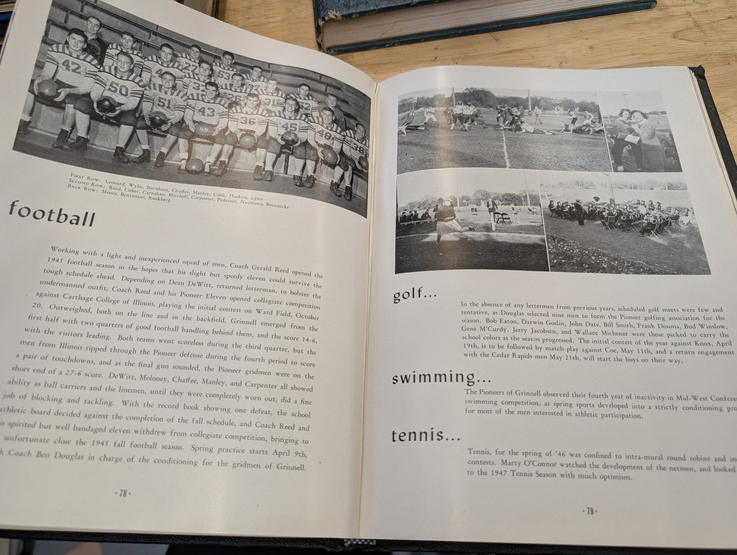 The 1946 cyclone grinnell college vintage yearbook grinnell, Iowa