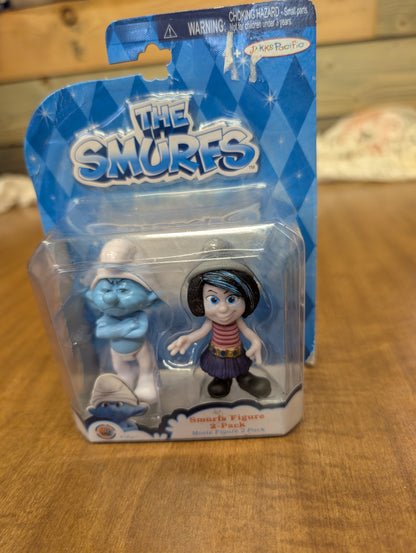 The Smurfs movie figure pack grouchy & vexy collectibles