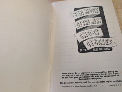 ten more of the best short stories of the last 10 years. 1940 Hearst magazines
