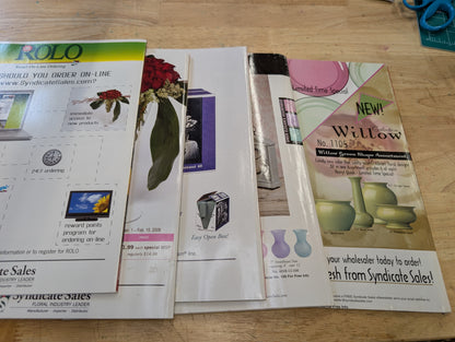 Lot of 5 flowers& magazine 2004 2007-2008