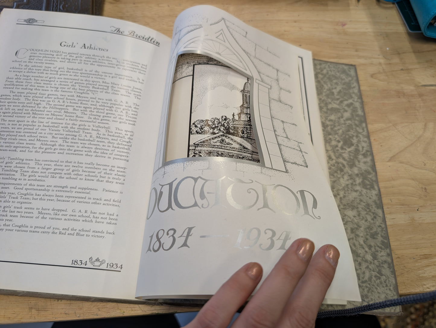The Breidlin 1934 coughlin high School vintage yearbook Wilkes-Barre, PA
