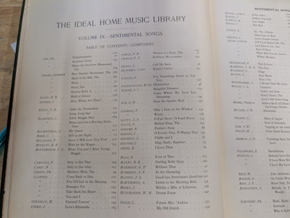 The ideal home music library vol IX songs 1913