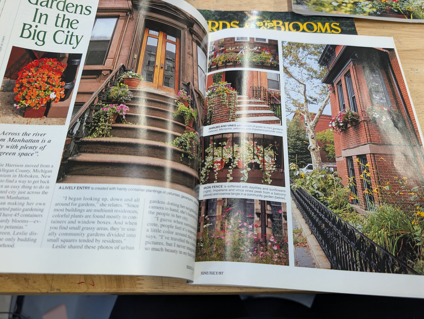 1997 birds and blooms magazine. Lot of six