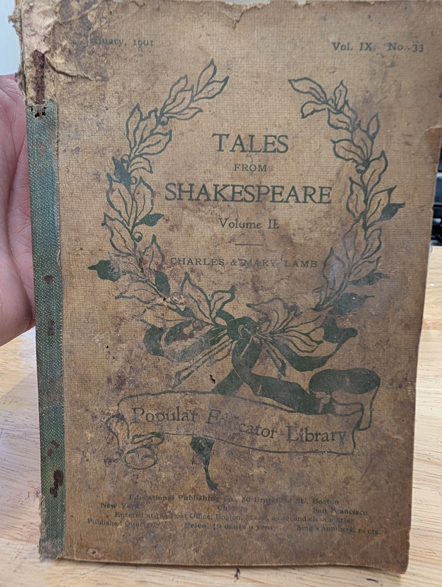 Antique tales from Shakespeare vol II 1901 popular education library