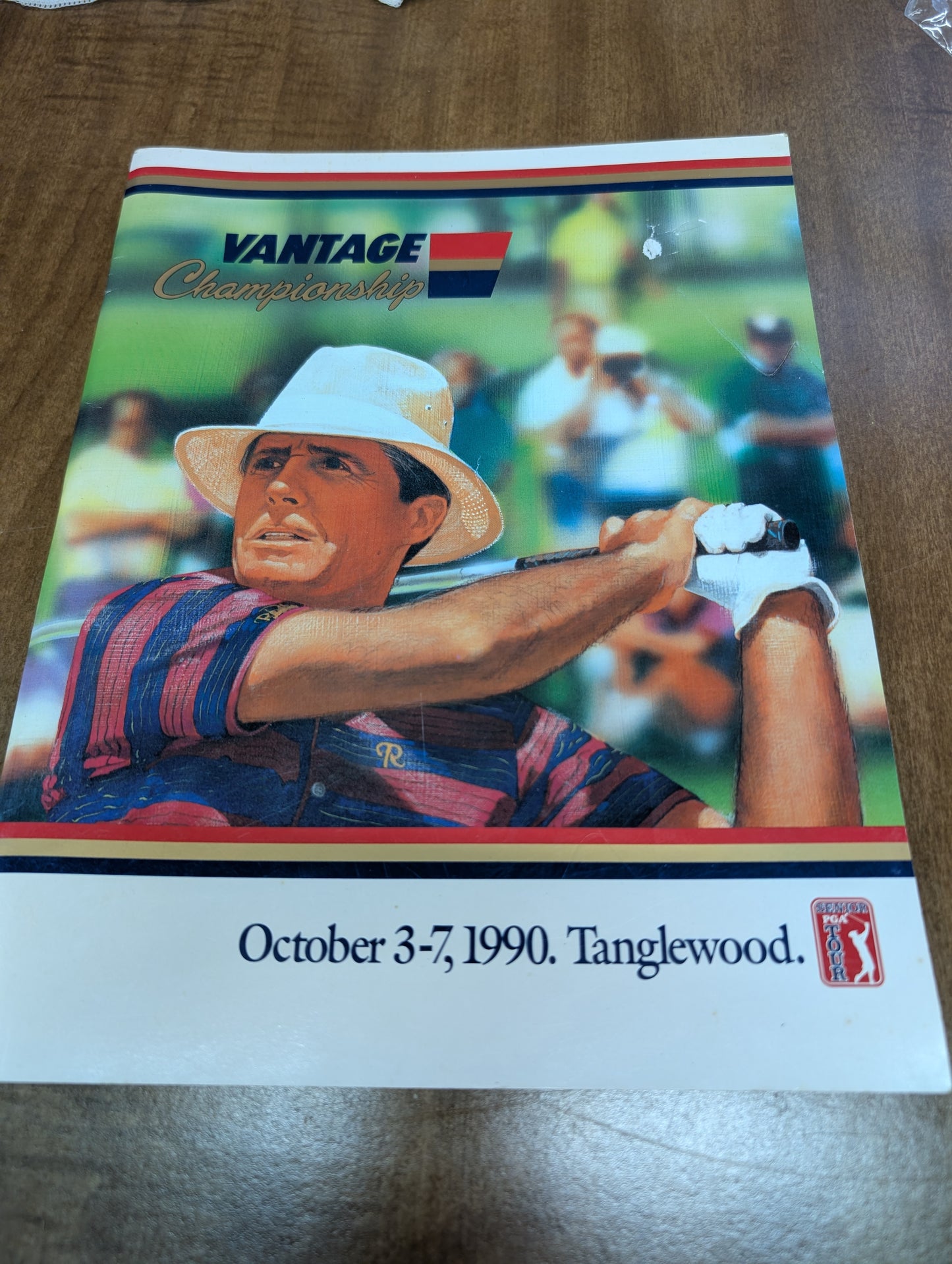 Vantage championship October 3-7 90 Tanglewood program vintage golf program