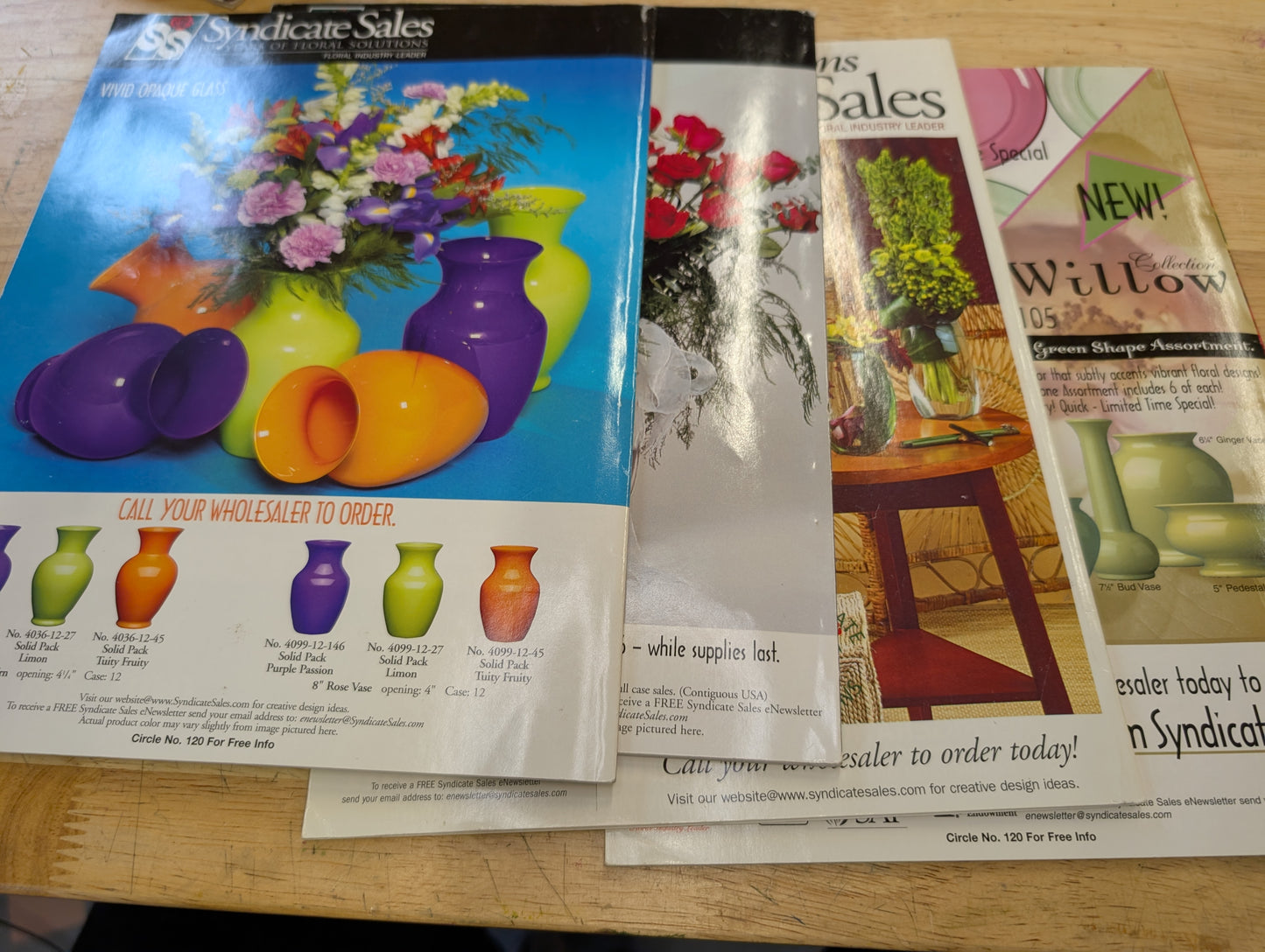 Lot of four flowers& magazine 2004 2005 2006