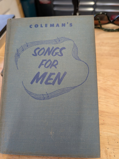 Coleman's Songs for men vintage hymnal 1932 broadman press