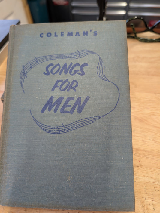 Coleman's Songs for men vintage hymnal 1932 broadman press
