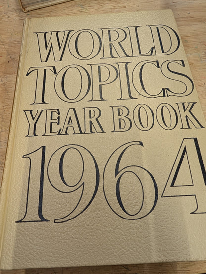 1960s world topics yearbook 1963 1964 1965 choose your book