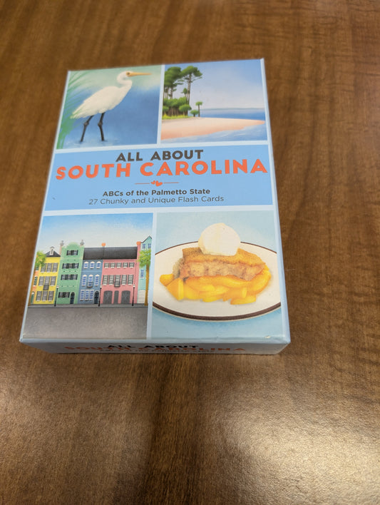 All about South Carolina ABCs of the palmetto State 27 chunky and unique flashcards