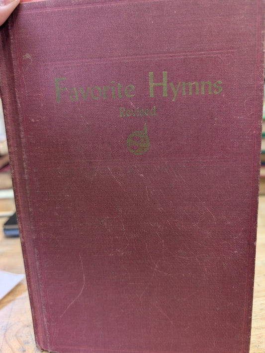 Favorite hymns revised 1953 standard publishing Co. Vintage hymnal