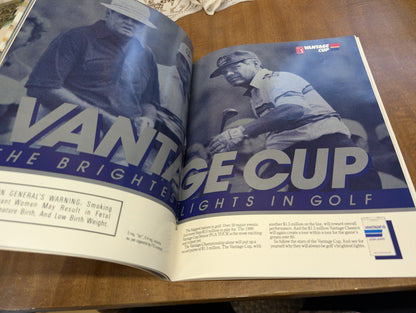 Vantage championship October 3-7 90 Tanglewood program vintage golf program