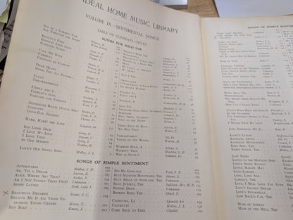 The ideal home music library vol IX songs 1913