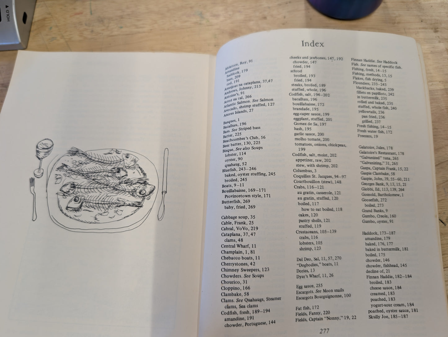Provincetown seafood cookbook Howard mitcham 1986