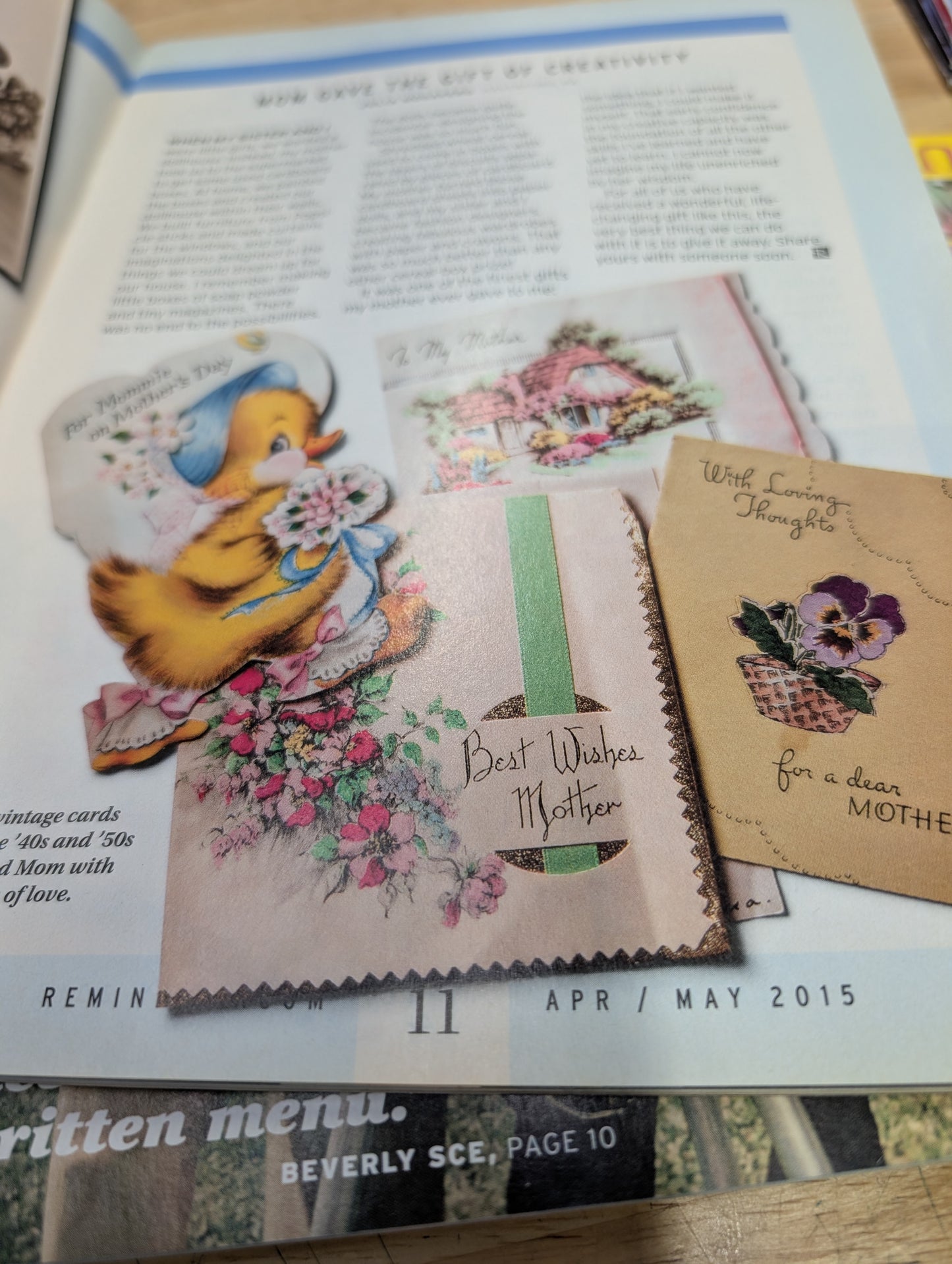 2014-2015 Reminisce Magazine Lot Of 11 Great For Collage And Junk Journals L lovelymalia87 (399)