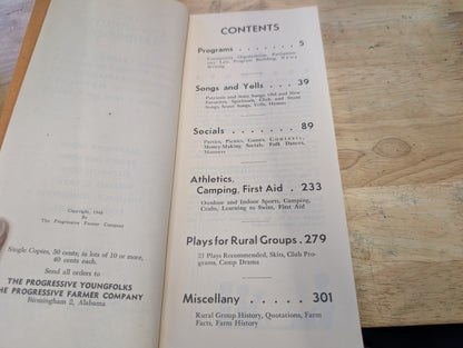 The community handbook published by the progressive farmer company 1948 third Edition
