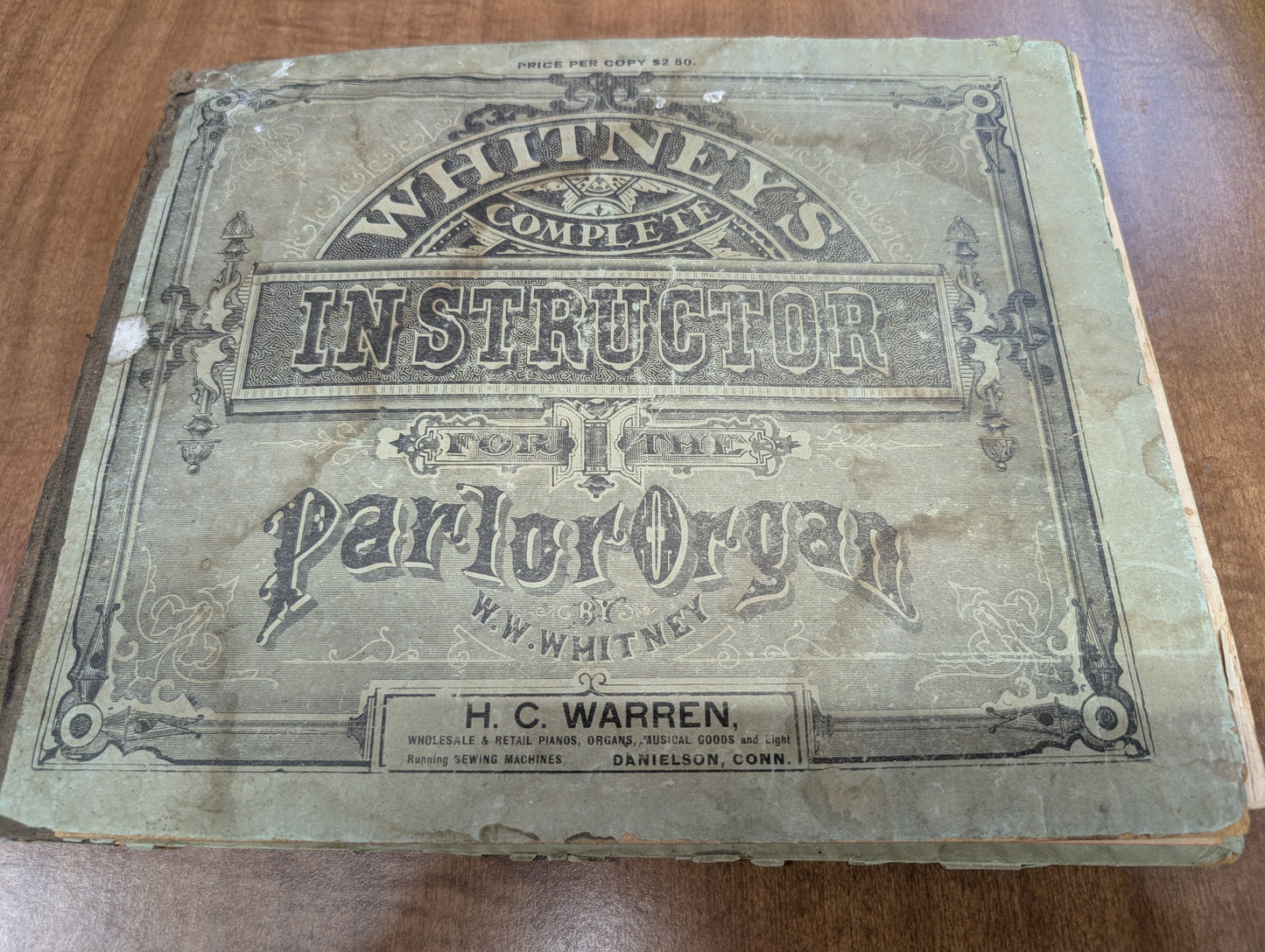 Whitney's complete instructor for The parlor organ WW Whitney 1878