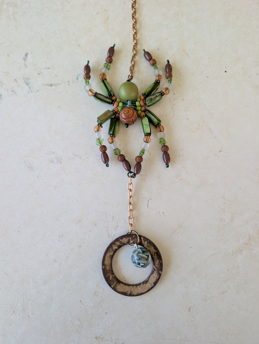 Sage - A Beaded spider