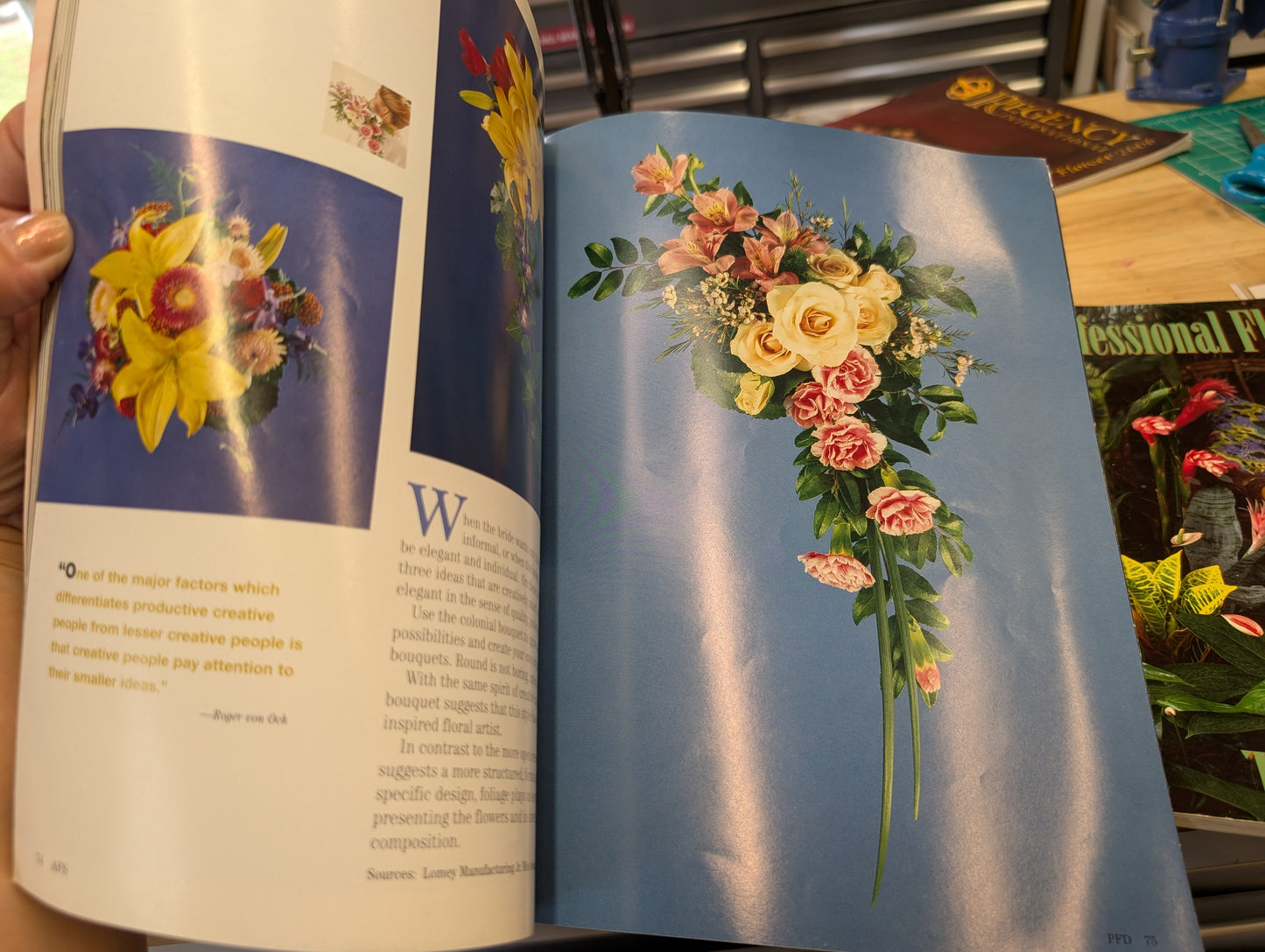 Professional floral designer magazine 1990s lot of four