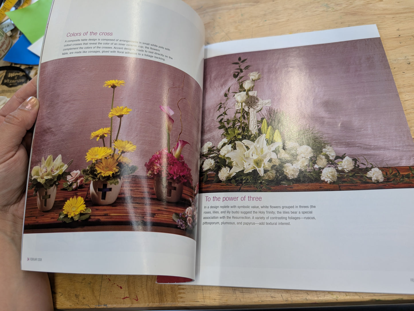 Lot of 5 flowers& magazine 2004 2007-2008