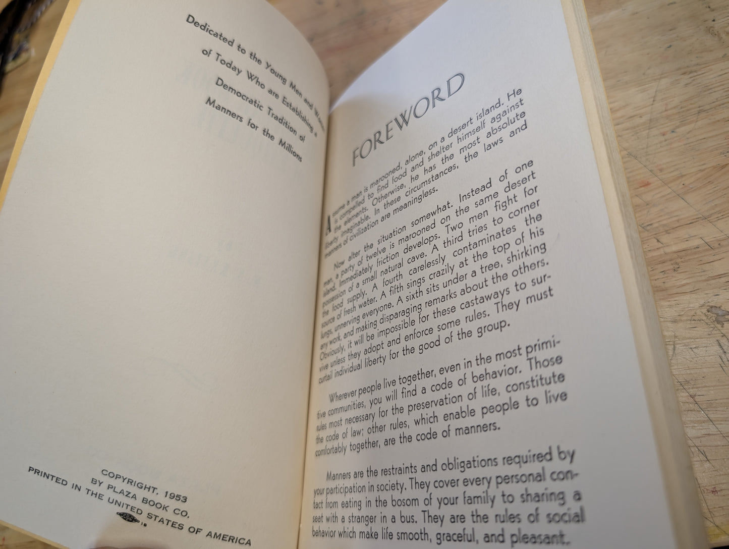 The dollar book of etiquette by WS Keating 1953 by plaza book co