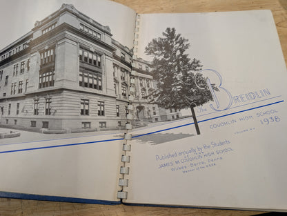 The Breidlin 1938 coughlin high School vintage yearbook Wilkes-Barre, PA
