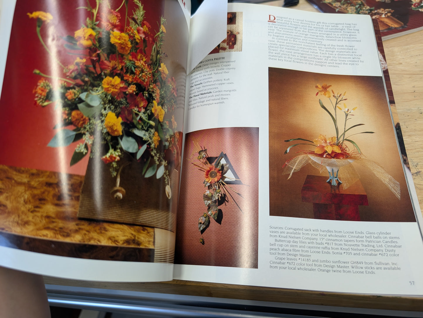 Professional floral designer magazine 1990s lot of four