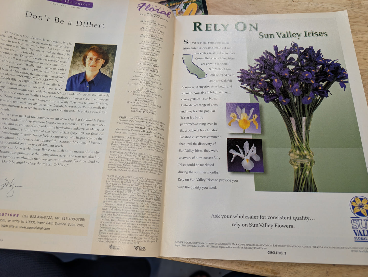 Two super floral magazines December 98 April 99