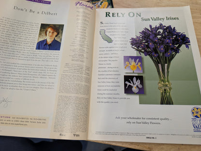 Two super floral magazines December 98 April 99