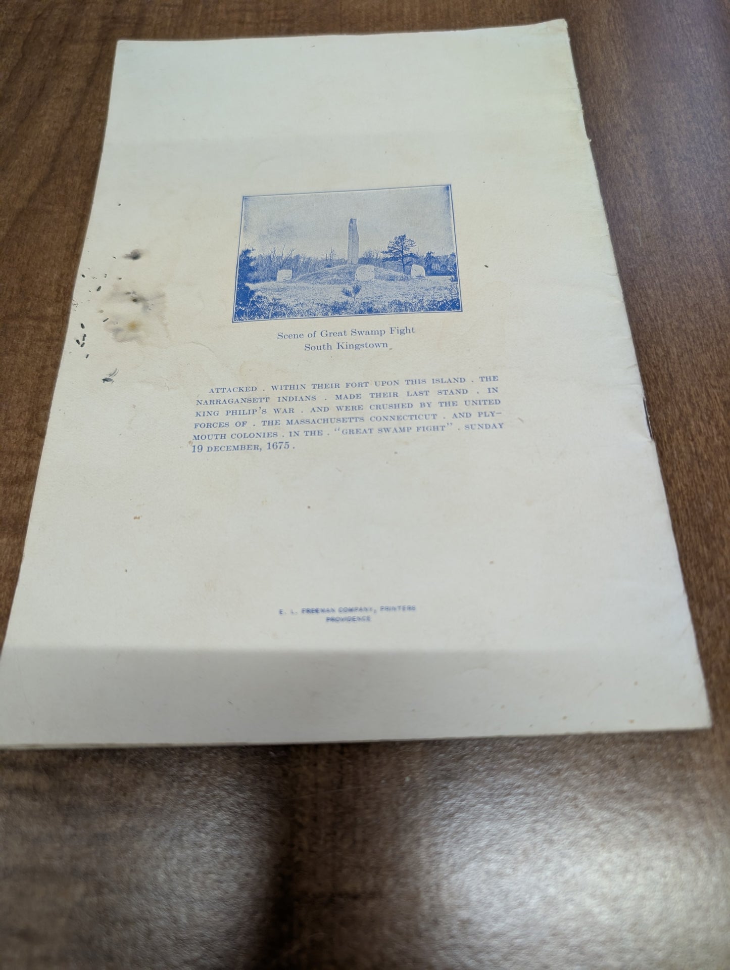 Rhode Island Independence Day 8th annual program for patriotic exercises in schools 1916