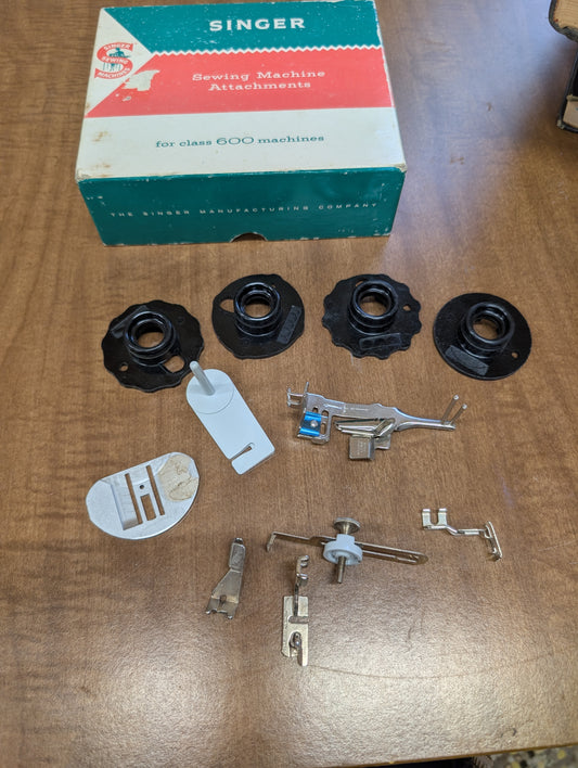Singer sewing machine attachments class 600 machines