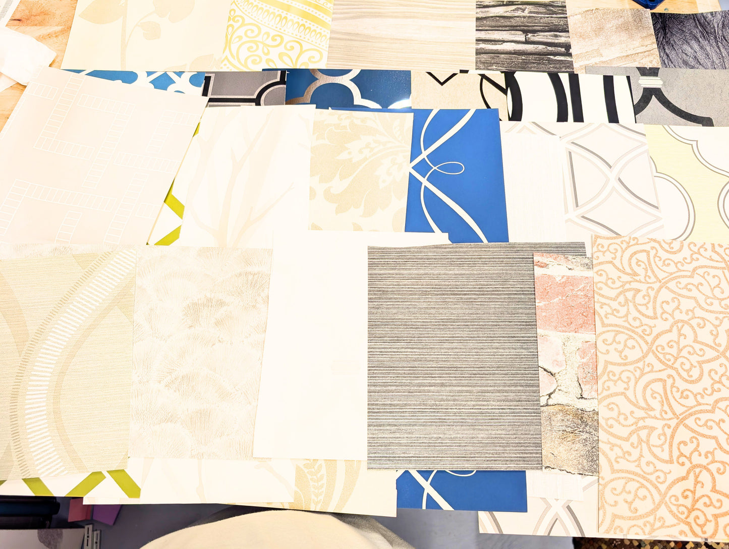 Wallpaper Packs 25pc Large and Small pieces for Junk journals, Collage, Mixed Media, Papercrafts